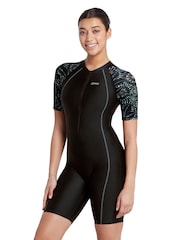 Zoggs Stellar UPF50+ Kneesuit Black Swimsuit With Removable Foam Cup Support - Image 3 of 6