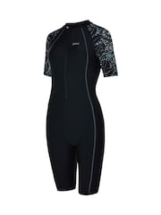 Zoggs Stellar UPF50+ Kneesuit Black Swimsuit With Removable Foam Cup Support - Image 5 of 6
