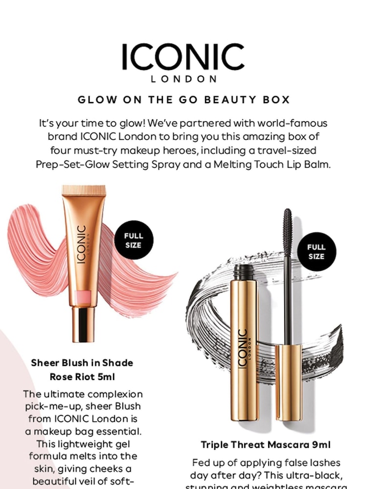 ICONIC London Glow On The Go Beauty Box (Worth £74) - Image 2 of 3