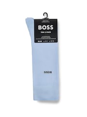 BOSS Two-Pack Of Regular-Length Stretch Cotton Socks - Изображение 2 из 3