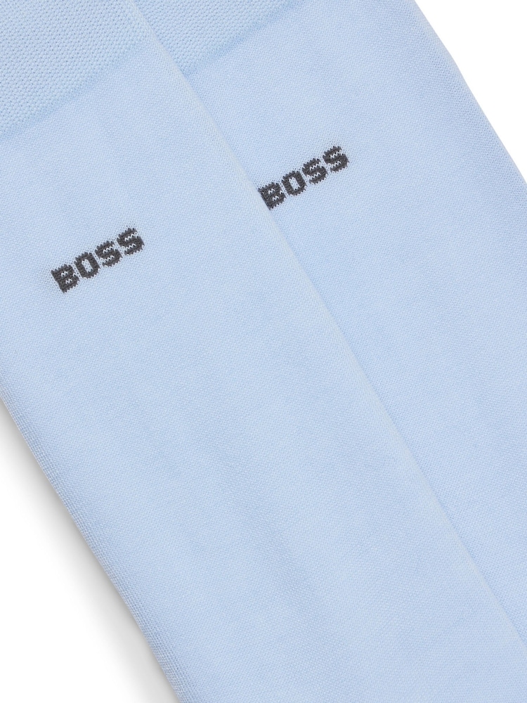 BOSS Two-Pack Of Regular-Length Stretch Cotton Socks - Изображение 3 из 3