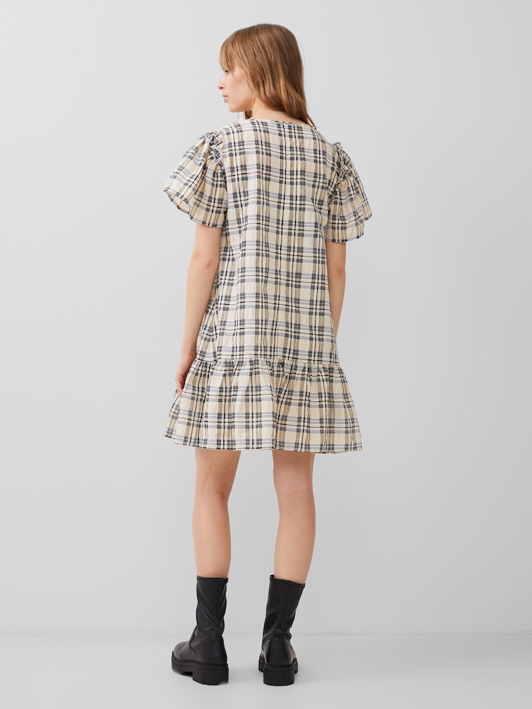 French Connection Ivy Check Dress - Image 2 of 4