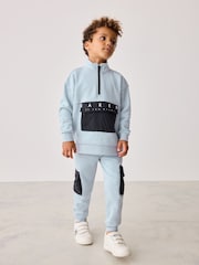 Baker by Ted Baker Funnel Zip Neck Sweatshirt and Joggers Set - Image 1 of 12