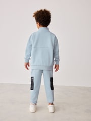 Baker by Ted Baker Funnel Zip Neck Sweatshirt and Joggers Set - Image 2 of 12
