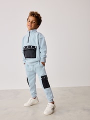 Baker by Ted Baker Funnel Zip Neck Sweatshirt and Joggers Set - Image 3 of 12