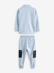 Baker by Ted Baker Funnel Zip Neck Sweatshirt and Joggers Set - Image 8 of 12
