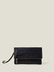 Accessorize Leather Fold-Over Clutch Bag - Bild 2 von 4