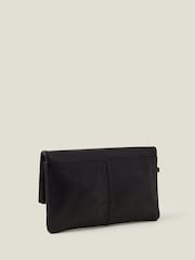 Accessorize Leather Fold-Over Clutch Bag - Bild 3 von 4