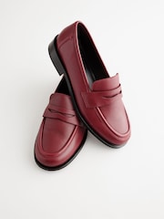 rdeča - Forever Comfort® Slim usnjeni mokasini - Slika 6 iz 7
