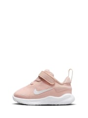 Nike Pale Pink Infant Revolution 7 Trainers - Image 3 of 7