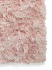Laurence Llewelyn-Bowen Rose Plain Shaggy Mayfair Rug - Image 4 of 6
