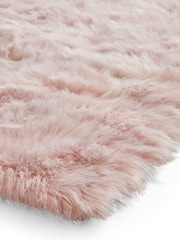 Laurence Llewelyn-Bowen Rose Plain Shaggy Mayfair Rug - Image 5 of 6