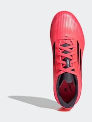 adidas Bright Red F50 League Football Boots - Image 5 of 9
