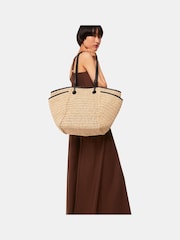 Whistles Brown 100% Cotton Midi Anna Dress - Image 4 of 6
