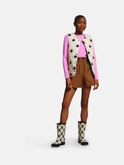 Regatta Cream Orla Kiely Printed Quilted Gilet - Image 1 of 6