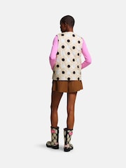 Regatta Cream Orla Kiely Printed Quilted Gilet - Image 2 of 6