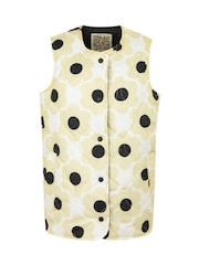Regatta Cream Orla Kiely Printed Quilted Gilet - Image 4 of 6