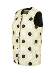 Regatta Cream Orla Kiely Printed Quilted Gilet - Image 6 of 6