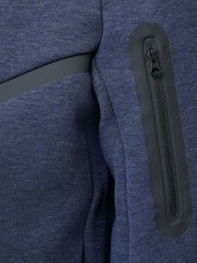 Nike Dark Blue BeigeWhite Tech Fleece Zip Up Hoodie - Image 8 of 9