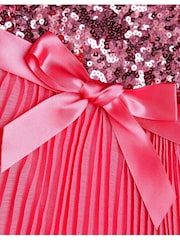 Monsoon Pink Sequin Pleated Truth Dress - Image 3 of 3