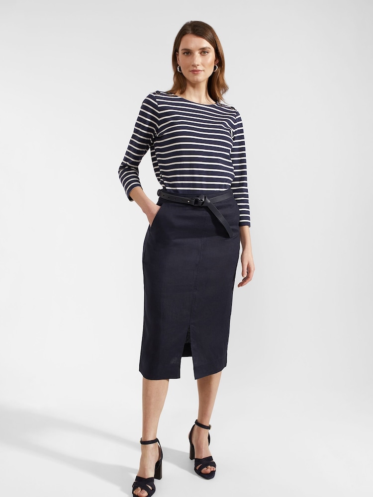 Hobbs Blue Ashleigh Skirt - Image 1 of 4 Hobbs Blue Ashleigh Skirt - Image 1 of 4