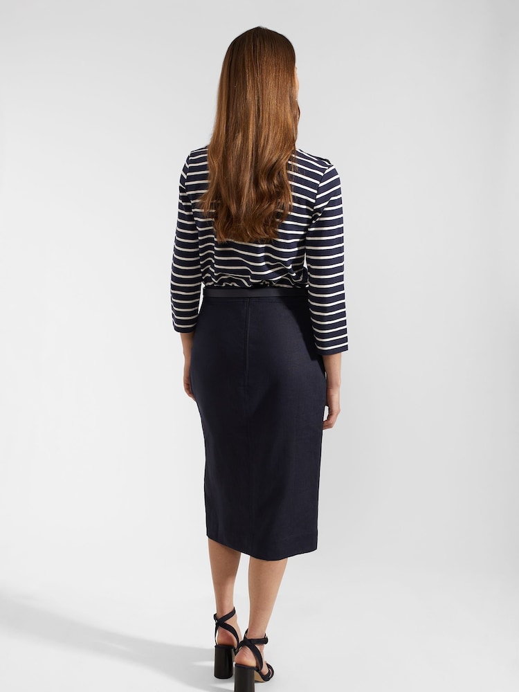 Hobbs Blue Ashleigh Skirt - Image 2 of 4