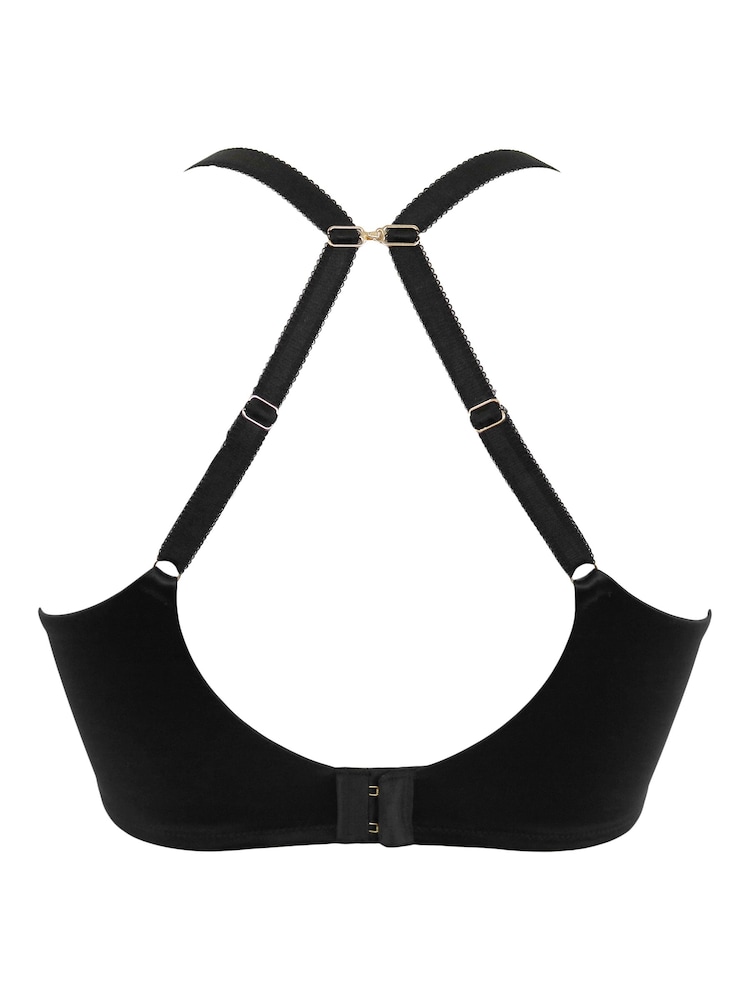 Pour Moi Black Effortless Non Padded Full Cup Side Support Bra - Image 4 of 4