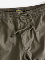 Marron fauve - Ajustement régulier - Pantalon cargo style militaire en tissu stretch - Image 8 of 11