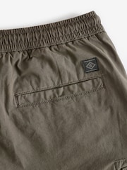 Marron fauve - Ajustement régulier - Pantalon cargo style militaire en tissu stretch - Image 9 of 11