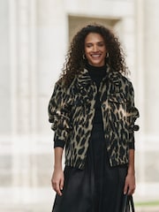 Animal Print Shacket - Image 2 of 5