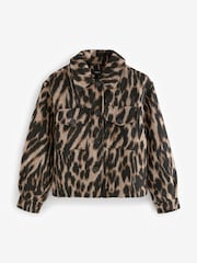 Animal Print Shacket - Image 3 of 5