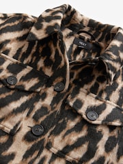 Animal Print Shacket - Image 4 of 5