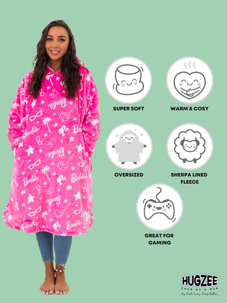 Character World Barbie Stars Wearable Hooded Fleece - Image 6 of 6