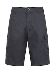 Negro/gris - Pantalones cortos cargo para hombre 100% algodón Lakeside de Mountain Warehouse - Imagen 1 de 5