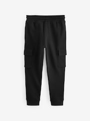 Black Slim Fit Slim Cargo Joggers 2 Pack (3-16yrs) - Image 2 of 4