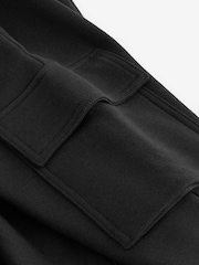 Black Slim Fit Slim Cargo Joggers 2 Pack (3-16yrs) - Image 4 of 4