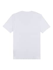Weiß - Flyers Mens Classic Fit 100% Cotton T-Shirt - Bild 6 von 7