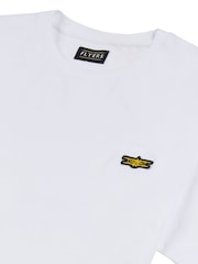 Weiß - Flyers Mens Classic Fit 100% Cotton T-Shirt - Bild 7 von 7