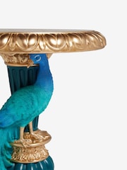 Gold Peacock Side Table - Image 5 of 6