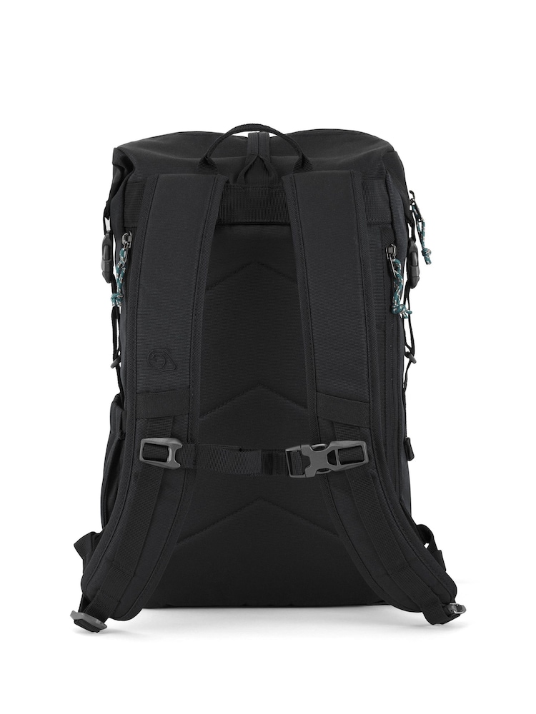 Craghoppers 16L Kiwi Black Rolltop Bag - Image 2 of 3