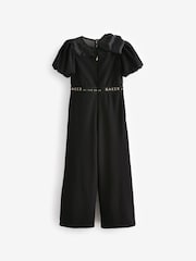 Baker by Ted Baker Organza Bow Detail Black Jumpsuit - Image 7 of 9
