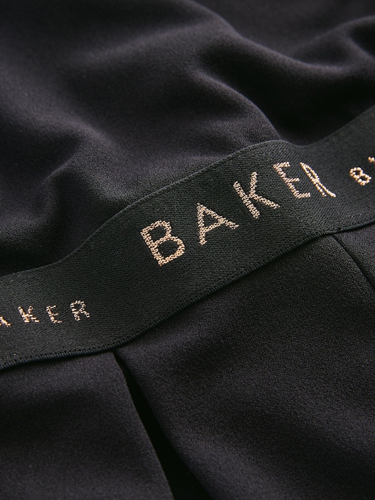 Baker by Ted Baker Organza Bow Detail Black Jumpsuit - Image 9 of 9