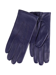 Totes Navy 3 Point Smartouch Winter Leather Gloves - Image 2 of 2