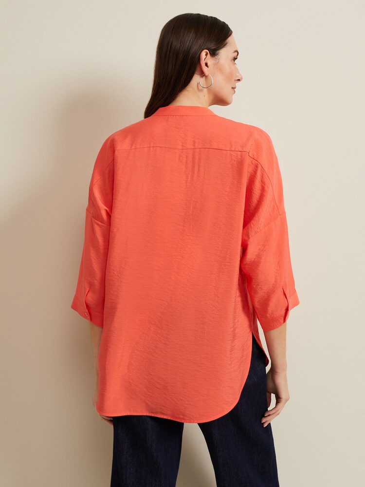 Phase Eight Pink Cynthia Longline Blouse - Image 2 of 7
