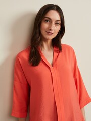 Phase Eight Pink Cynthia Longline Blouse - Image 4 of 7