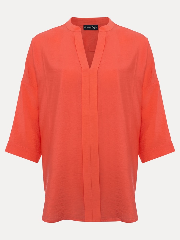 Phase Eight Pink Cynthia Longline Blouse - Image 7 of 7