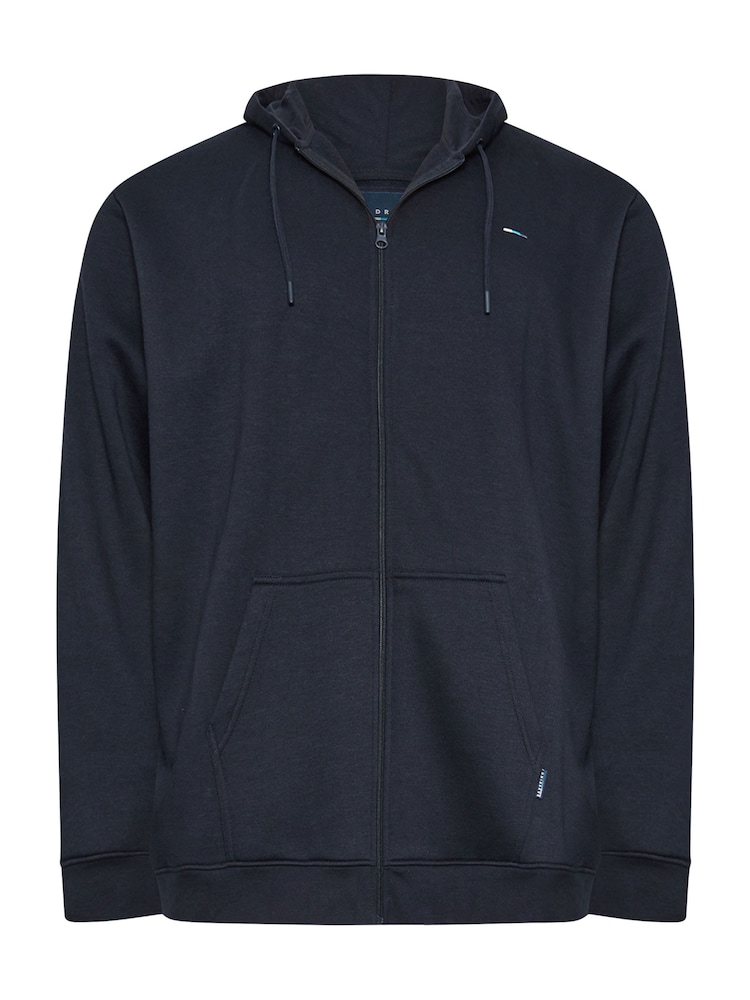 BadRhino Big & Tall Blue Essential Zip-Up Hoodie - Image 3 of 4