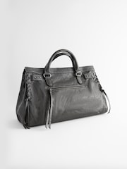 Grey Washed Grab Bag - Image 1 of 5