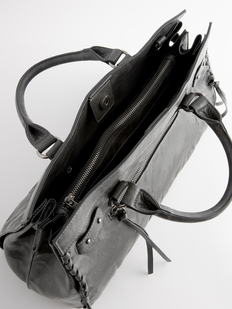 Grey Washed Grab Bag - Image 5 of 5