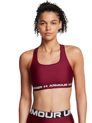 Under Armour Red Crossback Mid Support Bra - Image 1 of 13